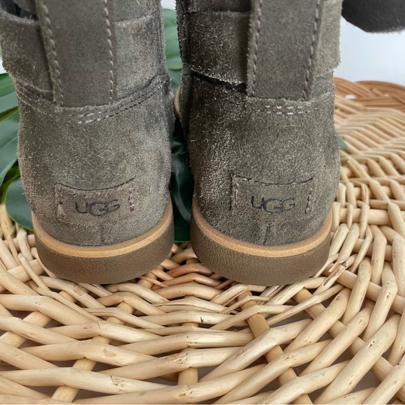UGG Josefene women’s green suede double strap ankle boot buckle detailing size 6 - Picture 14 of 16